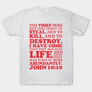 John 10:10 T-Shirt